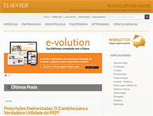Tablet Screenshot of elseviersaude.com.br